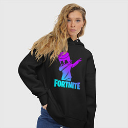 Толстовка оверсайз женская FORTNITE X MARSHMELLO, цвет: черный — фото 2