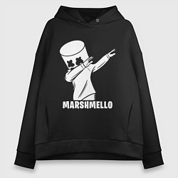 Толстовка оверсайз женская MARSHMELLO, цвет: черный