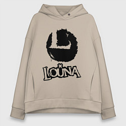 Толстовка оверсайз женская Louna, цвет: миндальный