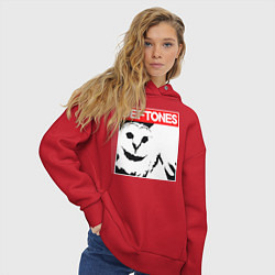Толстовка оверсайз женская Diamond Eye, цвет: красный — фото 2