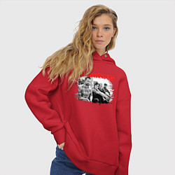 Толстовка оверсайз женская The Cranberries, цвет: красный — фото 2