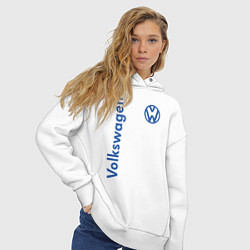 Толстовка оверсайз женская Volkswagen, цвет: белый — фото 2