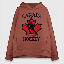 Женское худи оверсайз Canada Hockey