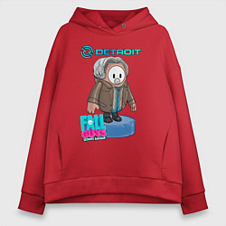 Толстовка оверсайз женская Fall Guys Detroit RK800, цвет: красный