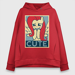 Женское худи оверсайз Fluttershy cute