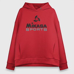 Толстовка оверсайз женская MIKASA SPORTS, цвет: красный