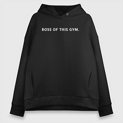 Толстовка оверсайз женская BOSS OF THIS GYM, цвет: черный