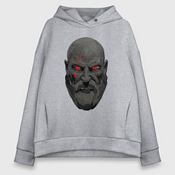 Толстовка оверсайз женская Kratos ART, цвет: меланж