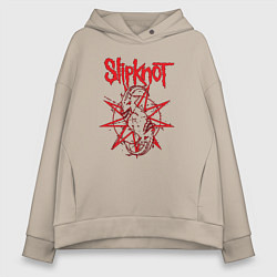 Женское худи оверсайз Slipknot Slip Goats Art