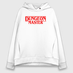 Толстовка оверсайз женская DUNGEON MASTER ГАЧИМУЧИ, цвет: белый