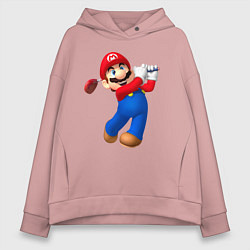 Женское худи оверсайз Марио - крутейший гольфист Super Mario