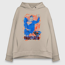 Толстовка оверсайз женская Undefeated, цвет: миндальный