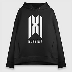 Женское худи оверсайз Monsta x logo