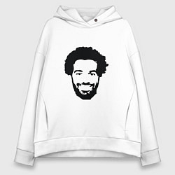 Толстовка оверсайз женская Salah Face, цвет: белый