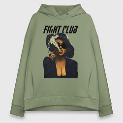Женское худи оверсайз Fight Club - Marla Singer