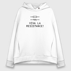Женское худи оверсайз Viva la resistance