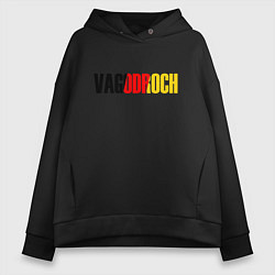 Толстовка оверсайз женская VAGODROCH, цвет: черный