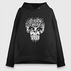 Женское худи оверсайз Skulldew Valley Tee