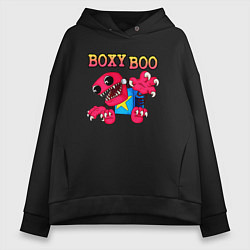 Толстовка оверсайз женская Project Playtime Boxy Boo, цвет: черный