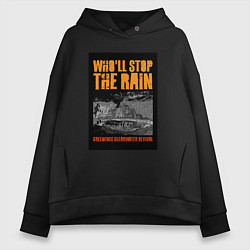 Толстовка оверсайз женская CCR - Wholl Stop The Rain, цвет: черный