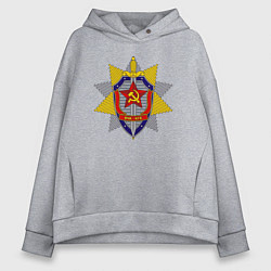 Женское худи оверсайз ВЧК КГБ