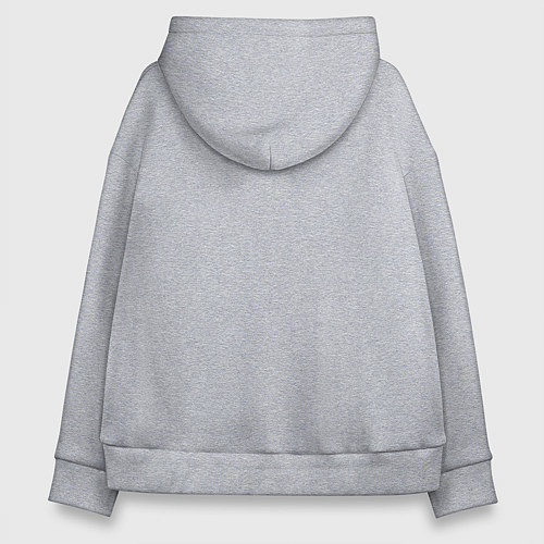 Женское худи оверсайз Miami buckets / Меланж – фото 2