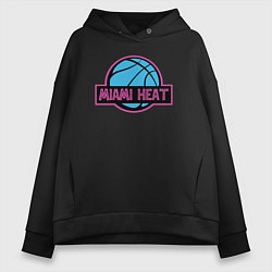 Женское худи оверсайз Miami Heat team