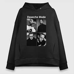 Толстовка оверсайз женская Depeche Mode Violator 2, цвет: черный