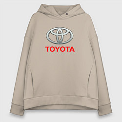 Женское худи оверсайз Toyota sport auto brend