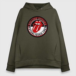 Женское худи оверсайз Rolling Stones established 1962