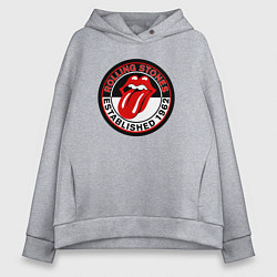 Женское худи оверсайз Rolling Stones established 1962