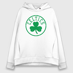 Женское худи оверсайз Boston Celtics clover