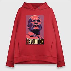 Женское худи оверсайз Lenin revolution