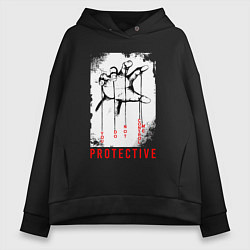Женское худи оверсайз Protective