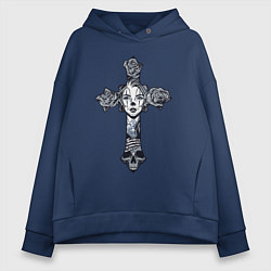Женское худи оверсайз Woman cross