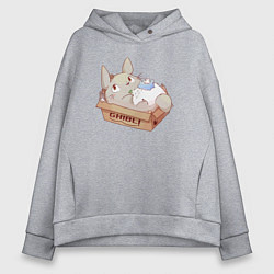 Женское худи оверсайз Ghibli Totoro