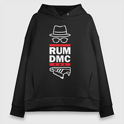 Толстовка оверсайз женская Rum DMC, цвет: черный