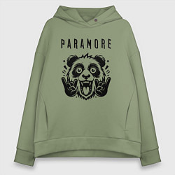 Женское худи оверсайз Paramore - rock panda