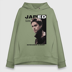 Женское худи оверсайз Jared Joseph Leto 30 Seconds To Mars