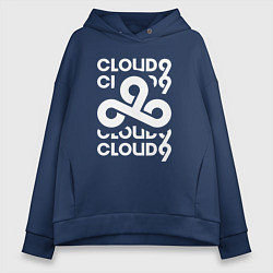 Женское худи оверсайз Cloud9 - in logo