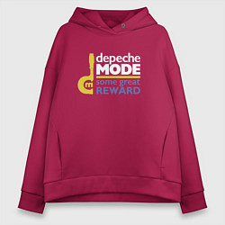 Толстовка оверсайз женская Deepche Mode - Some great reward, цвет: маджента