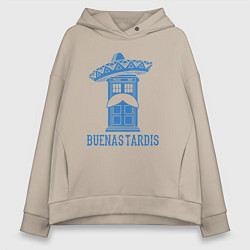 Женское худи оверсайз Buenas tardis