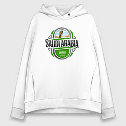Толстовка оверсайз женская Saudi Arabia, цвет: белый
