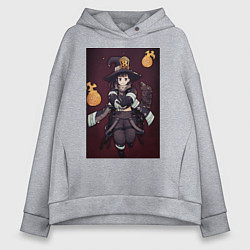 Толстовка оверсайз женская Пламенная бригада пожарных Маки Одзэ, цвет: меланж