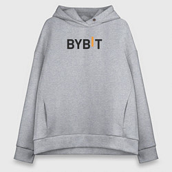 Толстовка оверсайз женская Bybit, цвет: меланж