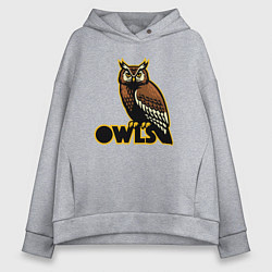 Женское худи оверсайз Owls