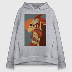 Толстовка оверсайз женская Невеста чародея Элиас Эйнсворт Могущественный чаро, цвет: меланж