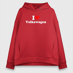 Женское худи оверсайз I love Volkswagen