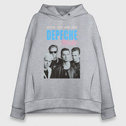 Толстовка оверсайз женская Depeche Mode Vintage, цвет: меланж