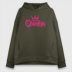 Женское худи оверсайз Pink queen